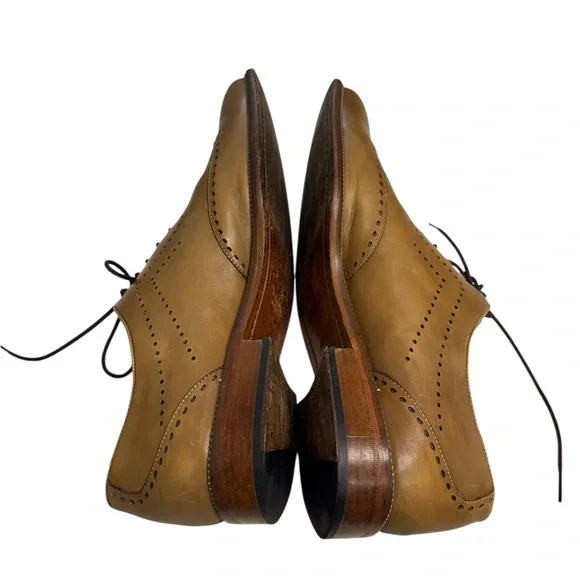 Mezlan Alexander Men\'s Wingtip Leather Oxford Shoes Size 12M Mezlan Alexander Oxford Shoes Men Size 11 M Tan Brown  main image 2